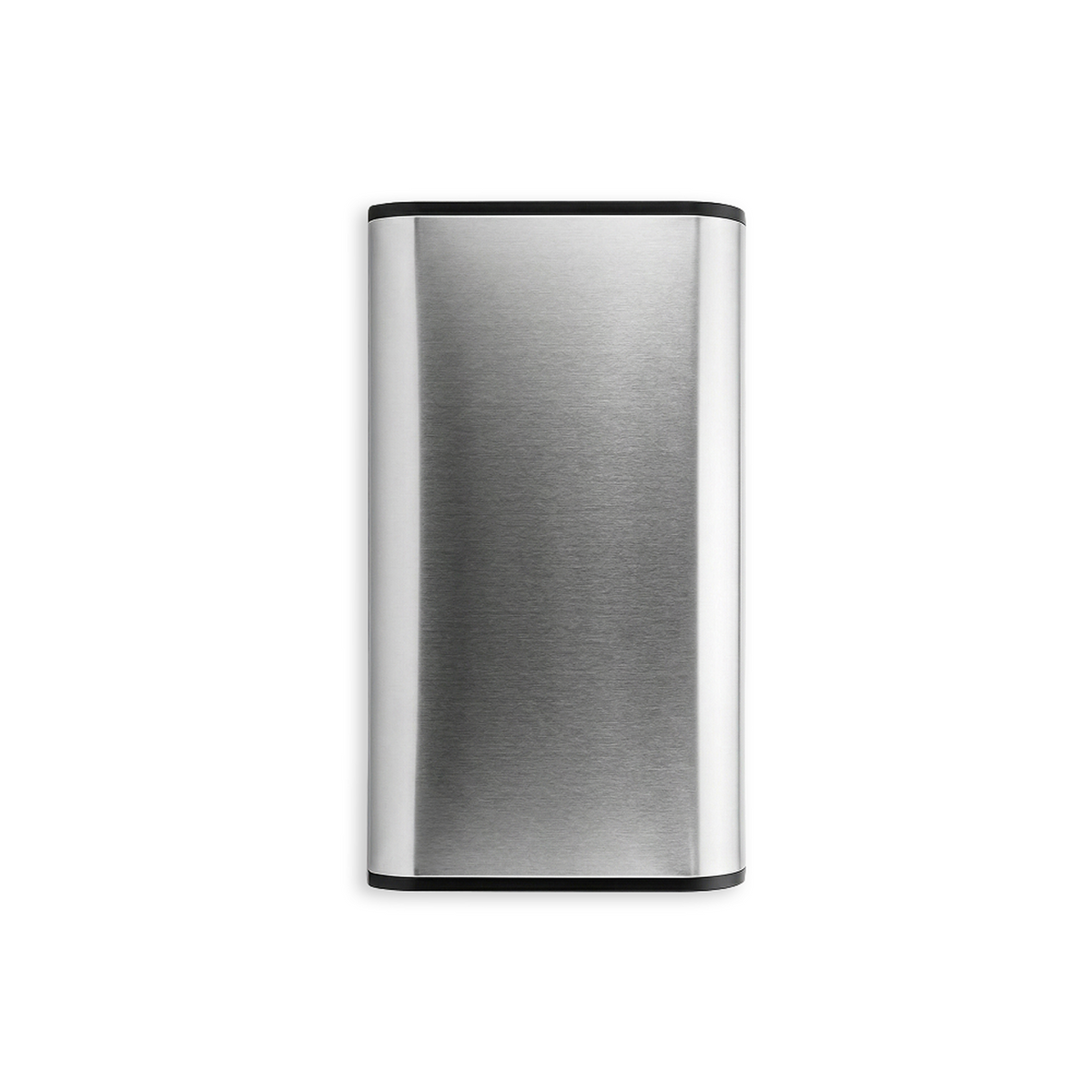A rectangular, silver Stainless Lower Door 425 Bottom Load Cooler with a brushed finish and black edges, photographed on a white background—ideal as a compatible replacement for CLBL425SS models.