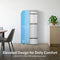 A Cooler Base for Water Dispenser - 745 Series is featured in a modern dining room with a blue overlay showing its total height of 52.5 inches and that it adds 9.5 inches. Text: Elevated Design for Daily Comfort.
