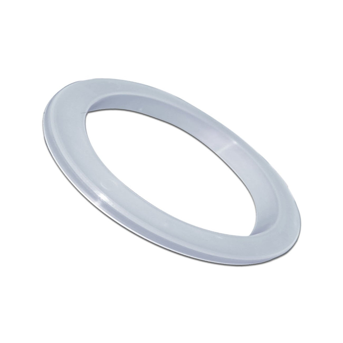 The Replacement Crock Dispenser Ring is a translucent, round plastic ring with a smooth surface, shown on a white background.