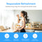 A woman enjoys a glass of water in a sunlit kitchen, refreshed by her Bottom Load Water Dispenser - Model 420. Icons below showcase key benefits: zero wastewater, cost savings, reduced single-use plastics, and support for a healthy lifestyle.