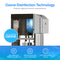 The Bottom Load Water Dispenser - 720 Moderna features advanced Ozone Disinfection Technology with a self-cleaning ozone system that eliminates biofilm and contaminants using a 100% chemical-free process, ensuring effortless maintenance. Its sleek stainless steel design makes it the perfect enhancement for any space.