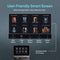 The Reverse Osmosis Sparkling Countertop Water Dispenser - Q60 features a touchscreen interface with easily recognizable icons for sparkling water, cold water, iced coffee, ambient water, and hot water. Users can adjust the cold setting, monitor filter life and device status, access system settings, and activate a screen lock for safety. Designed with advanced 4-stage filtration technology in a sleek countertop form factor, the Q60 ensures superior purity in every pour.