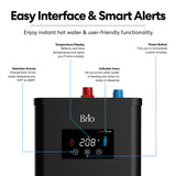 Brio 3-Stage Digital Instant Hot Water Undersink Dispenser System – Chrome Plated
