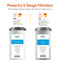 The 2-Stage Whole House Filtration System - 10" Anti-Scale features PHOSPHATE Anti-Scale and CTO Carbon Block filters to reduce scale, chemicals, taste, and odor for cleaner water throughout your home.