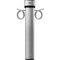 A tall, slim, rectangular silver device with connection lines and a black top and base, labeled Brio at the top. The 22″ Premium Under Sink Filter PFAS-Reduction System showcases a minimalist design and is ideal for efficient PFAS reduction.