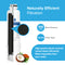 A cross-section of the 6027A Refrigerator Filters (3-Pack)—compatible with Samsung DA29-00020B and others—shows a black coconut shell carbon block. Text notes 300 PSI burst, 100,000 pulse tests, NSF certification, and natural coconut filtering.