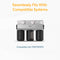 The Whole House 10" Granular Activated Carbon Filter is a three-stage water filtration system with top gauges and three black filter housings. It fits compatible units like FSWH310STD to deliver effective whole house carbon filtration.