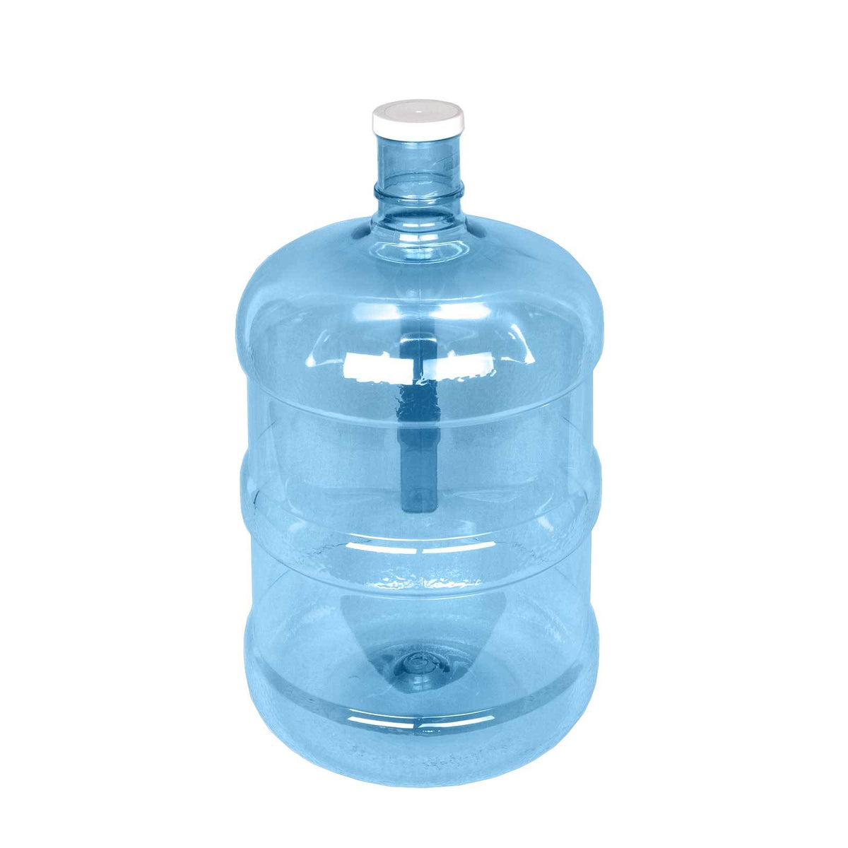 Brio 5 Gallon BPA-Free Water Bottle with Screw Cap - Blue