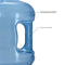 Close-up of the 3-Gallon Polycarbonate Water Bottle w/ Screw Cap, featuring a perforated top pattern for enhanced grip and durability, plus a large handle for easy carrying—perfect as a camping jug.