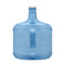 The 3-Gallon Polycarbonate Water Bottle w/ Screw Cap is a large, transparent blue water container with high temperature resistance, shown against a white background. Ideal as a camping jug for reliable outdoor use.