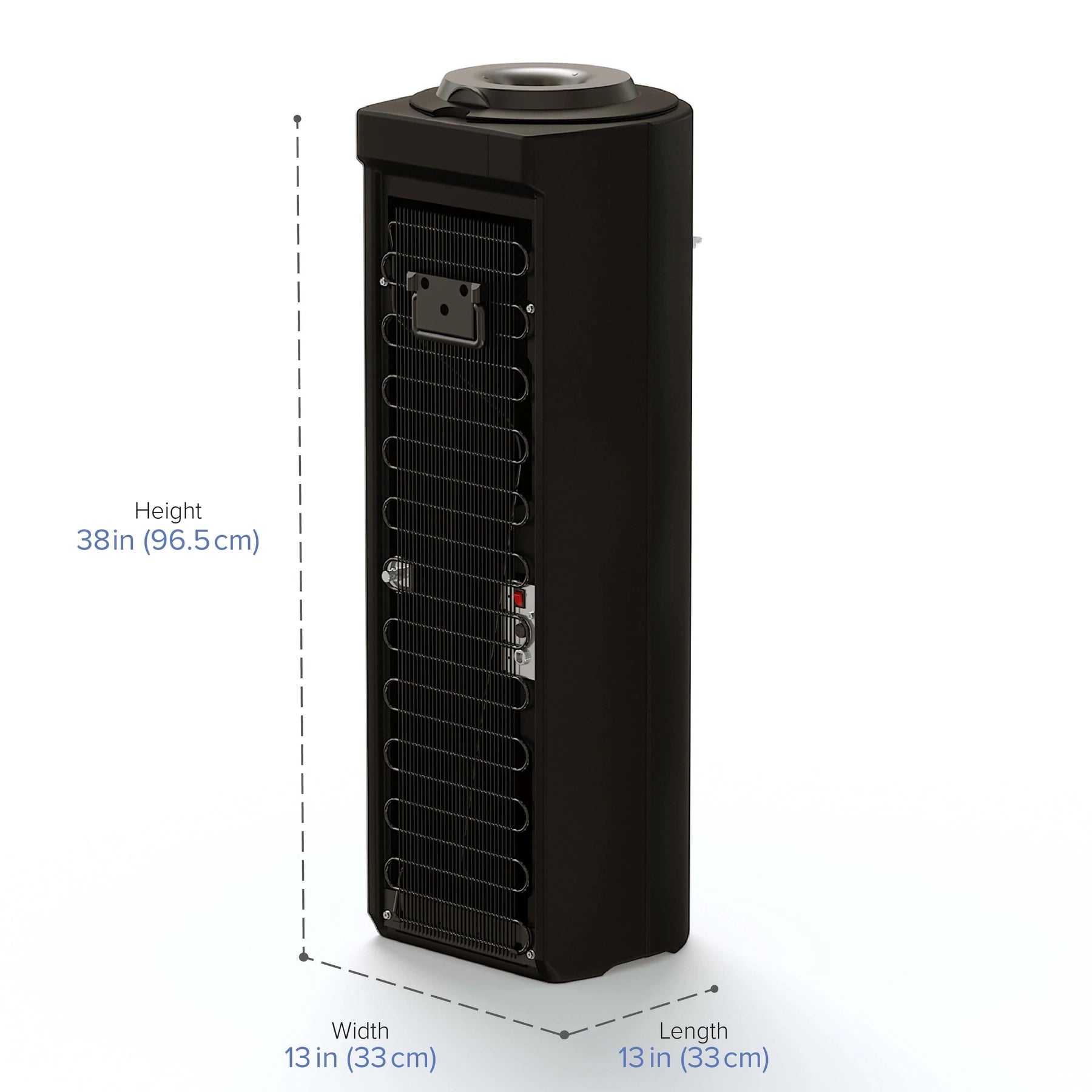 Room Temp and Cold Water Dispenser Cooler Top Load, Cook and Cold, Black, Brio Premiere - water cooler