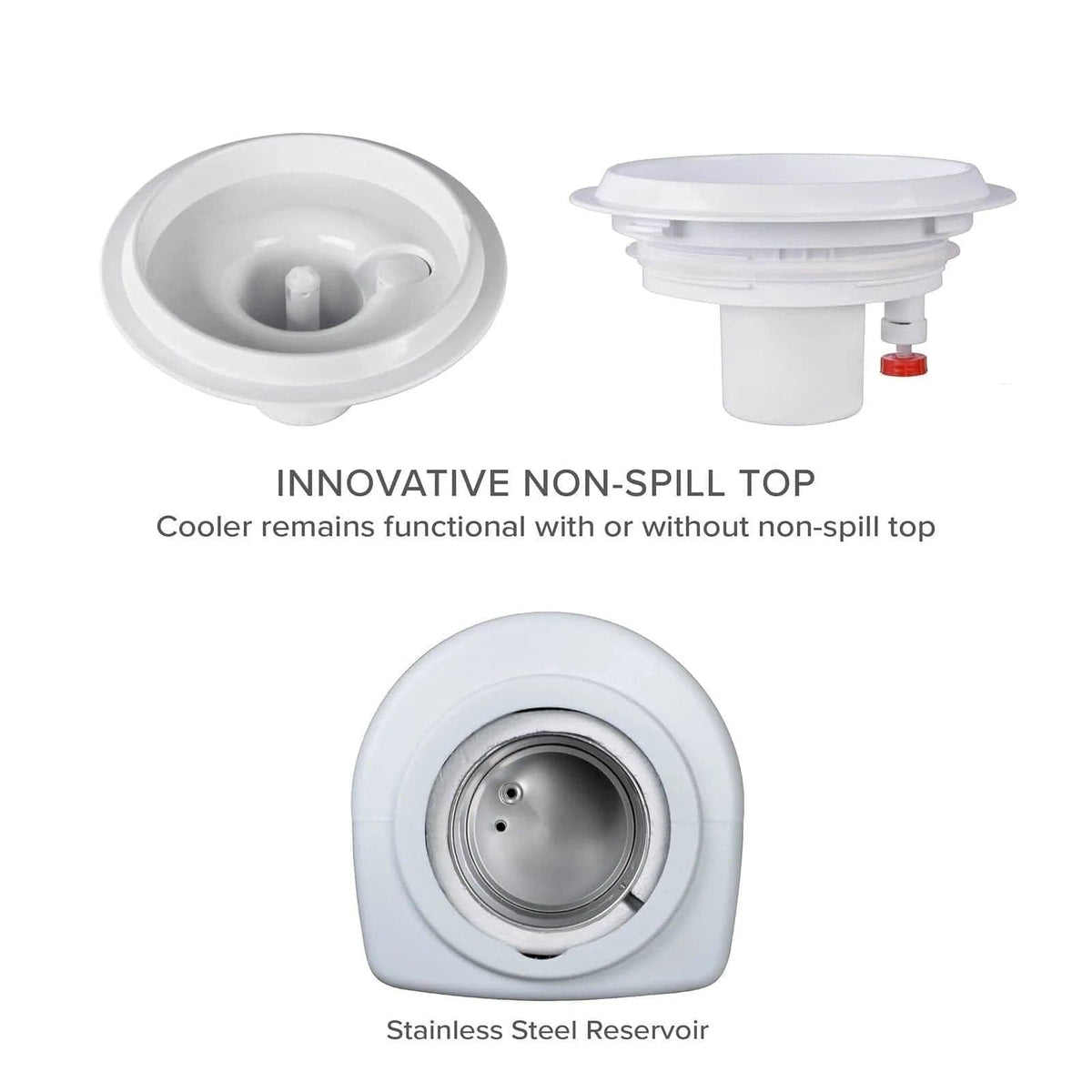 Essential Top-Load Water Cooler, White - water cooler