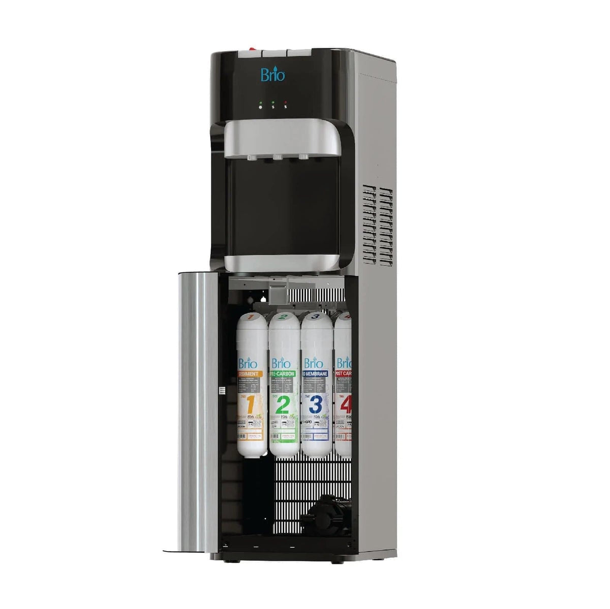 Reverse Osmosis Bottleless Water Cooler Dispenser, Stainless Steel