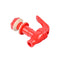 The Water Dispenser Replacement Valves (6-Pack) come in multiple colors and feature a lever handle with a white washer, ideal for BPA-free water bottle dispensers or porcelain water crocks for easy liquid dispensing.