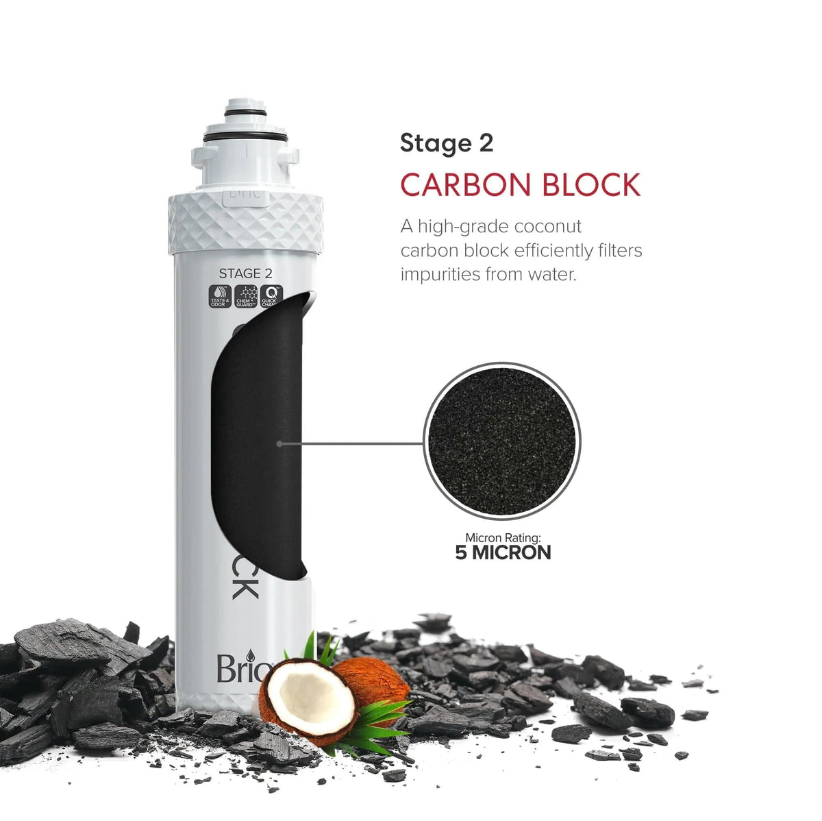 Brio Stage 2 Carbon Block Filter – Brio Water