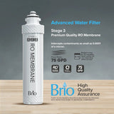 Brio Stage 3 RO Membrane Filter