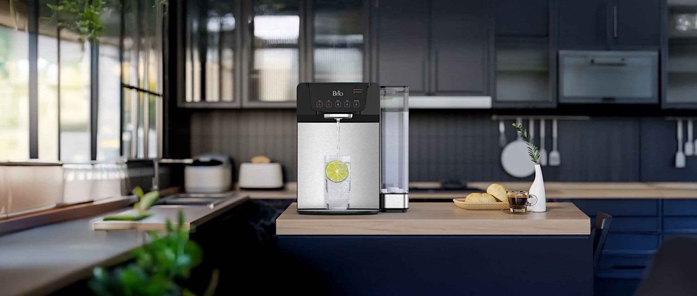 New Product Spotlight: Brio 630 2-Stage Sparkling Countertop Water Dispenser