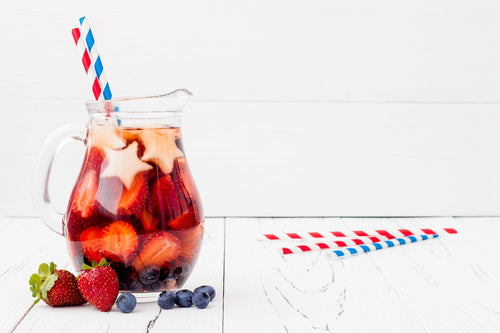 Stars and Stripes Infused Water