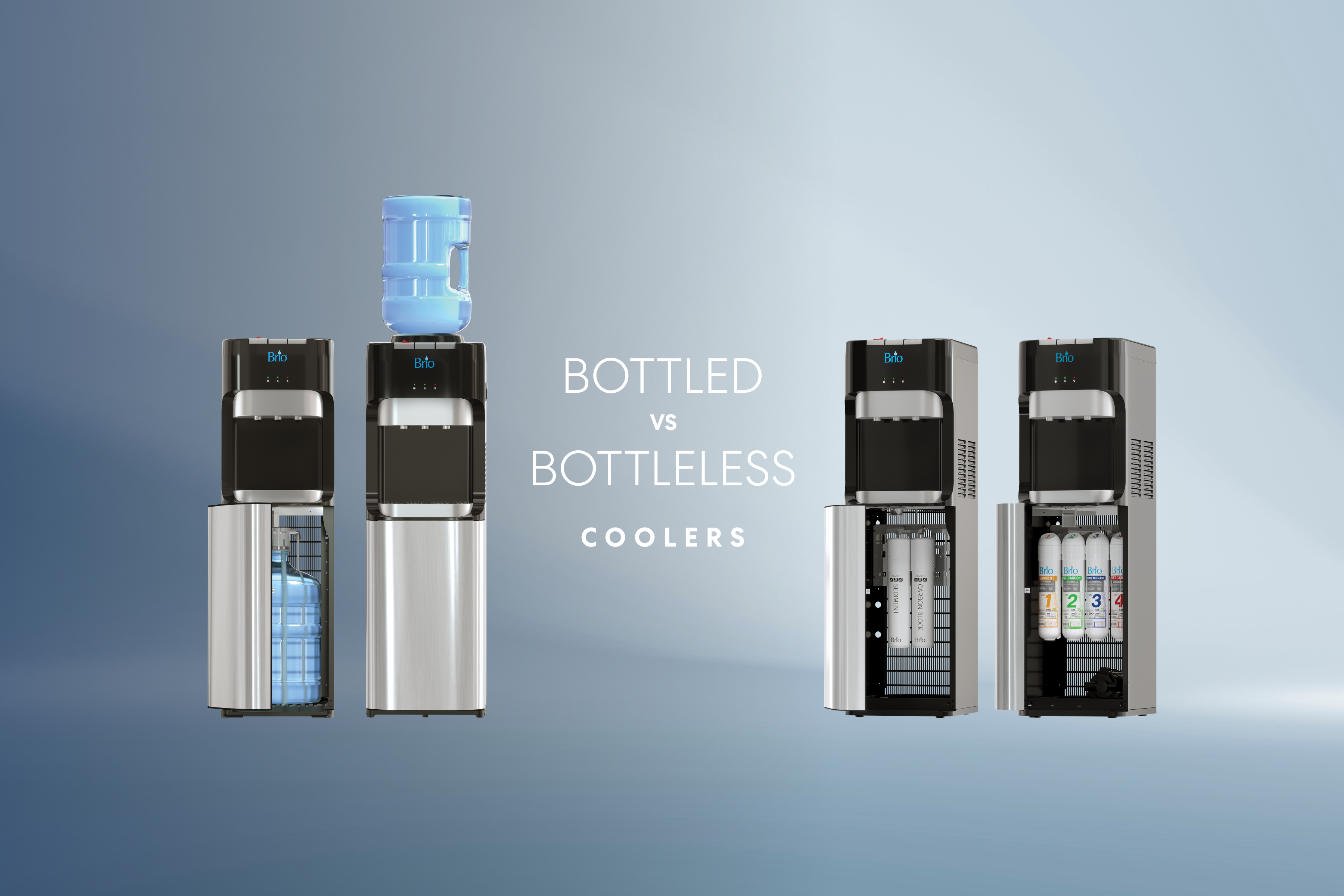 Bottled vs. Bottleless Coolers