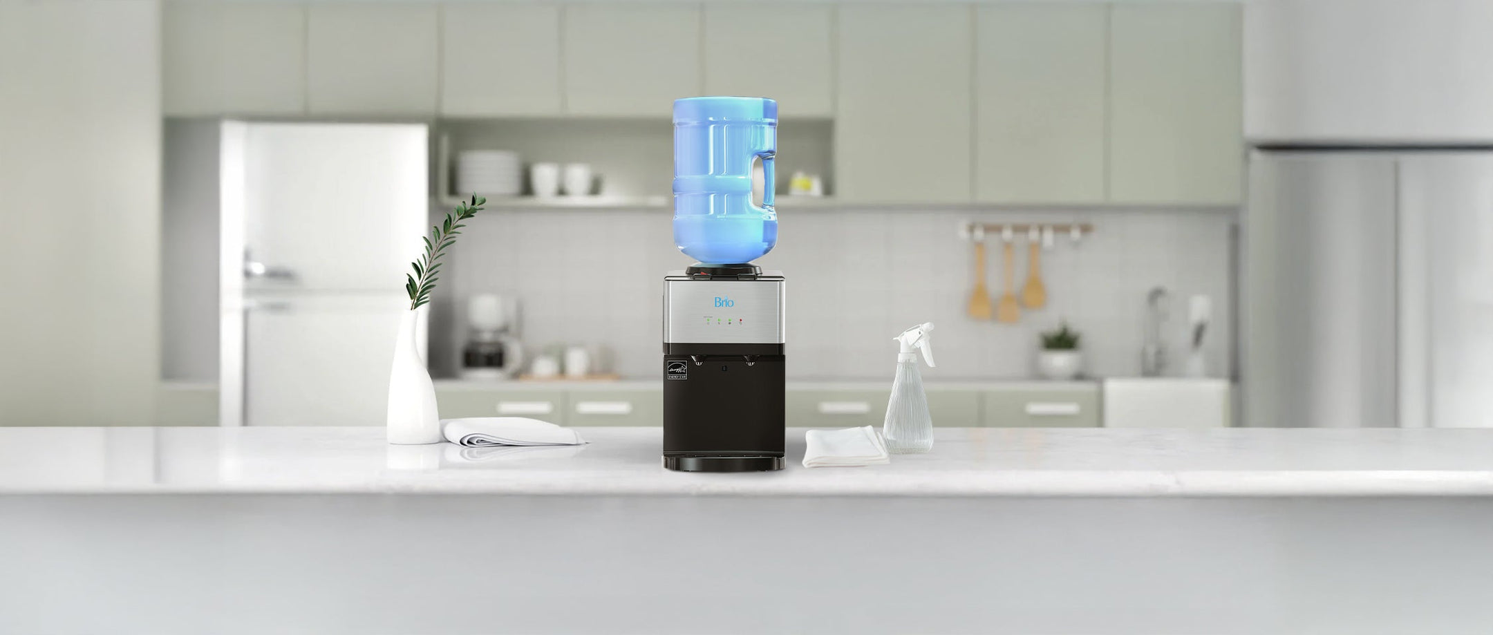 Brio water dispenser drip tray cleaning and vent dusting maintenance checklist