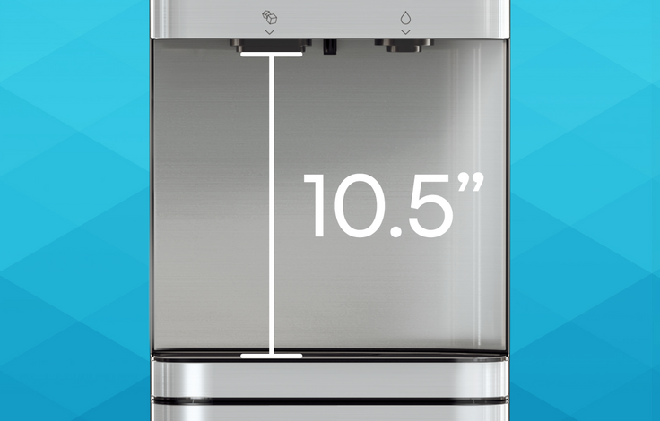 10.5" Dispense Height