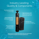 Whole House Water Softener System - 60000 Grains - 12" x 52"