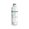 A white cylindrical Brio 6045A Refrigerator Filter (compatible with Samsung DA97-17376B, DA97-08006C, HAF-QIN, HAF-QIN/EXP), NSF-certified with a green label and coconut shell carbon block filter, stands upright on a white background.