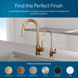 Brio Curvy Classic Series Water Faucet – Brushed Bronze