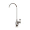 The Curvy Classic Series Water Faucet-Chrome is a lead-free stainless steel faucet with a tall, curved spout and single lever, ideal for under sink water filtration, shown against a plain white background.