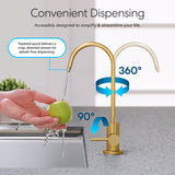 Brio Modern Series Water Faucet – Brushed Gold