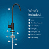 Brio Modern Series Water Faucet - Matte Black