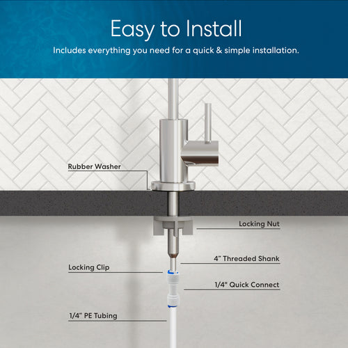Brio Modern Series Water Faucet – Chrome