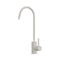 The Modern Series Water Faucet - White features a minimalist stainless steel design with a high, curved spout and a single right-side lever handle, set against a plain white background.