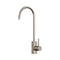 The Modern Series Water Faucet – Brushed Nickel features a tall, curved spout and a right-side single lever handle, displayed against a plain white background.