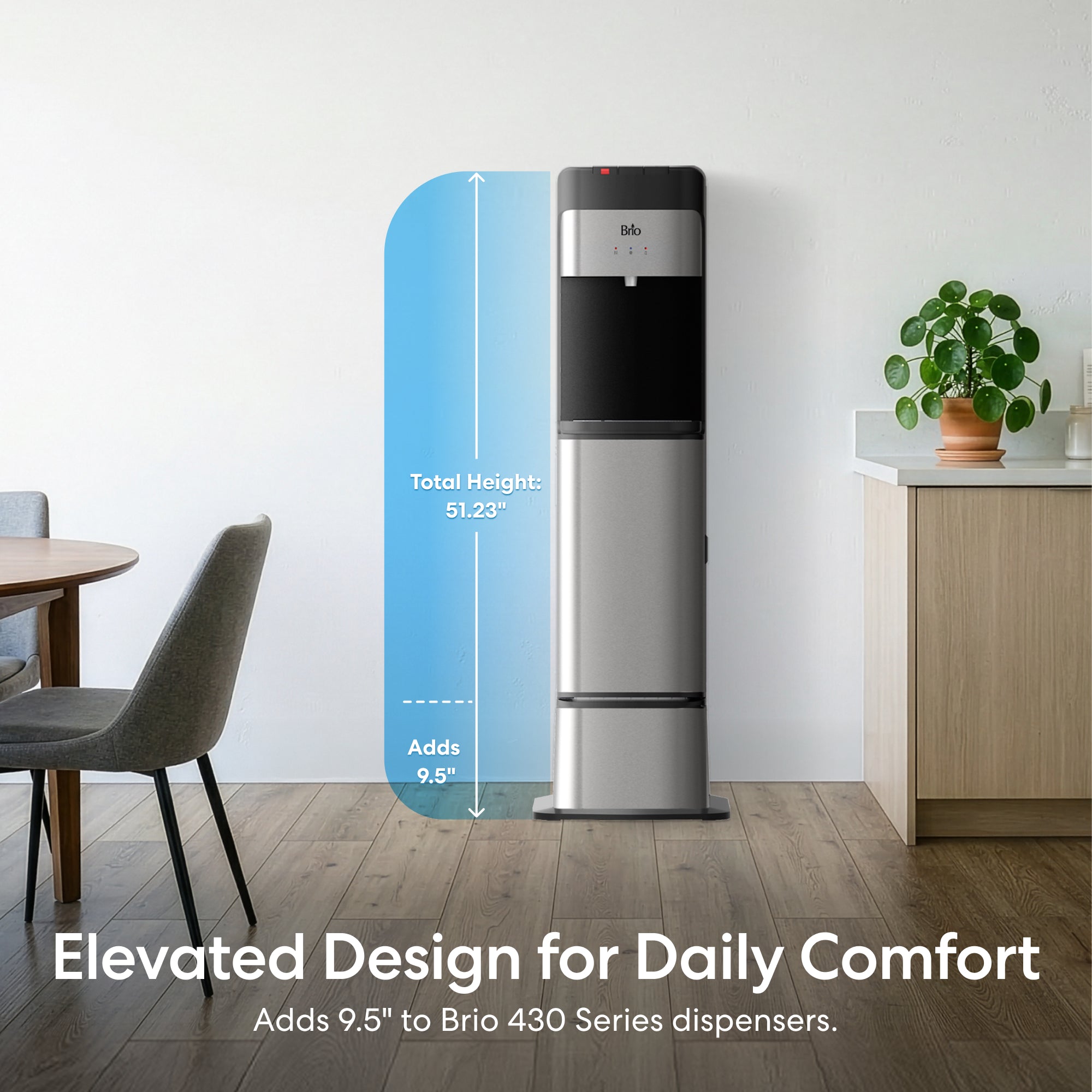 Water Cooler Base - Brio 430 Series Bottled & Bottleless Water Cooler