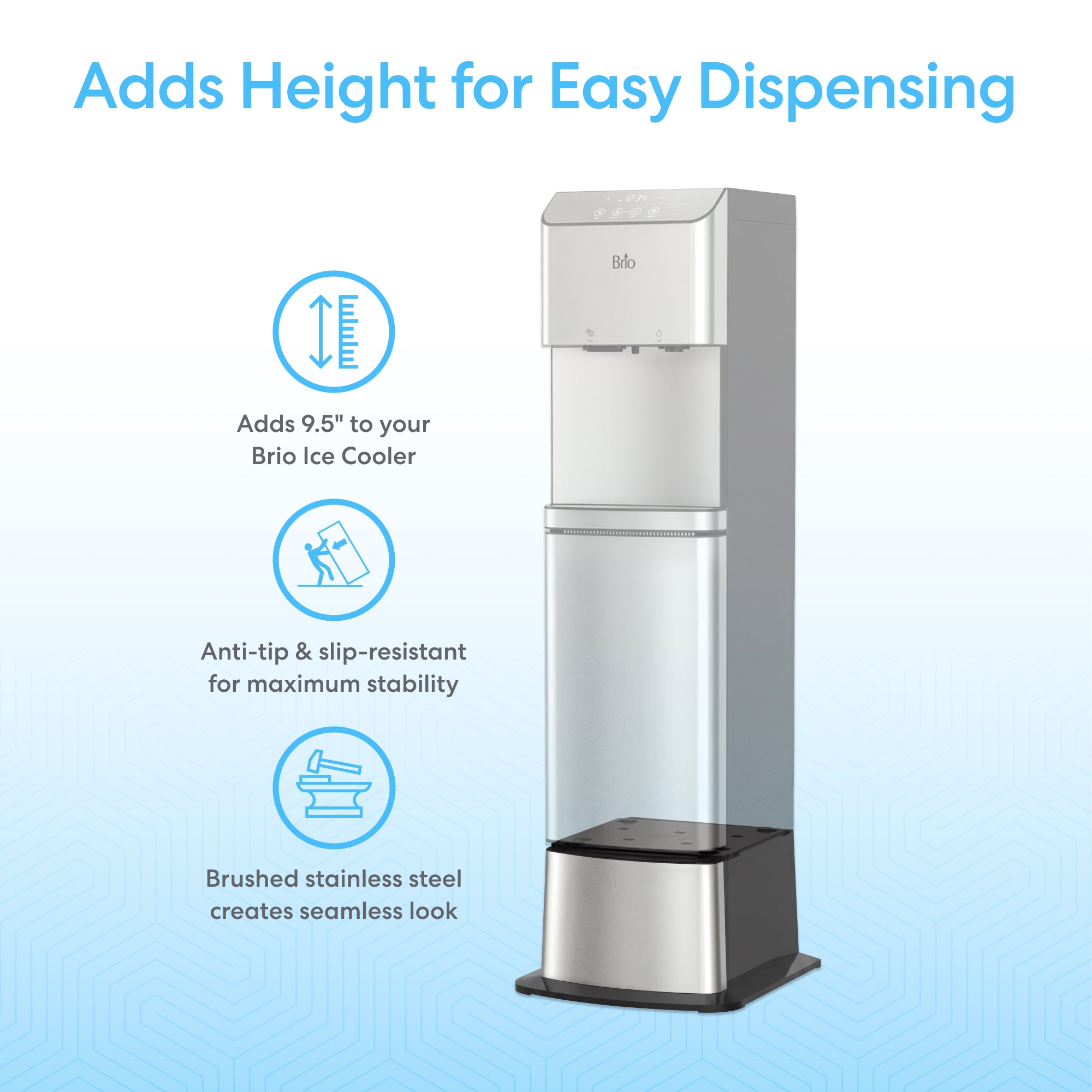 Water Cooler Base - 720 Series Ice Maker Bottled & Bottleless Water Co