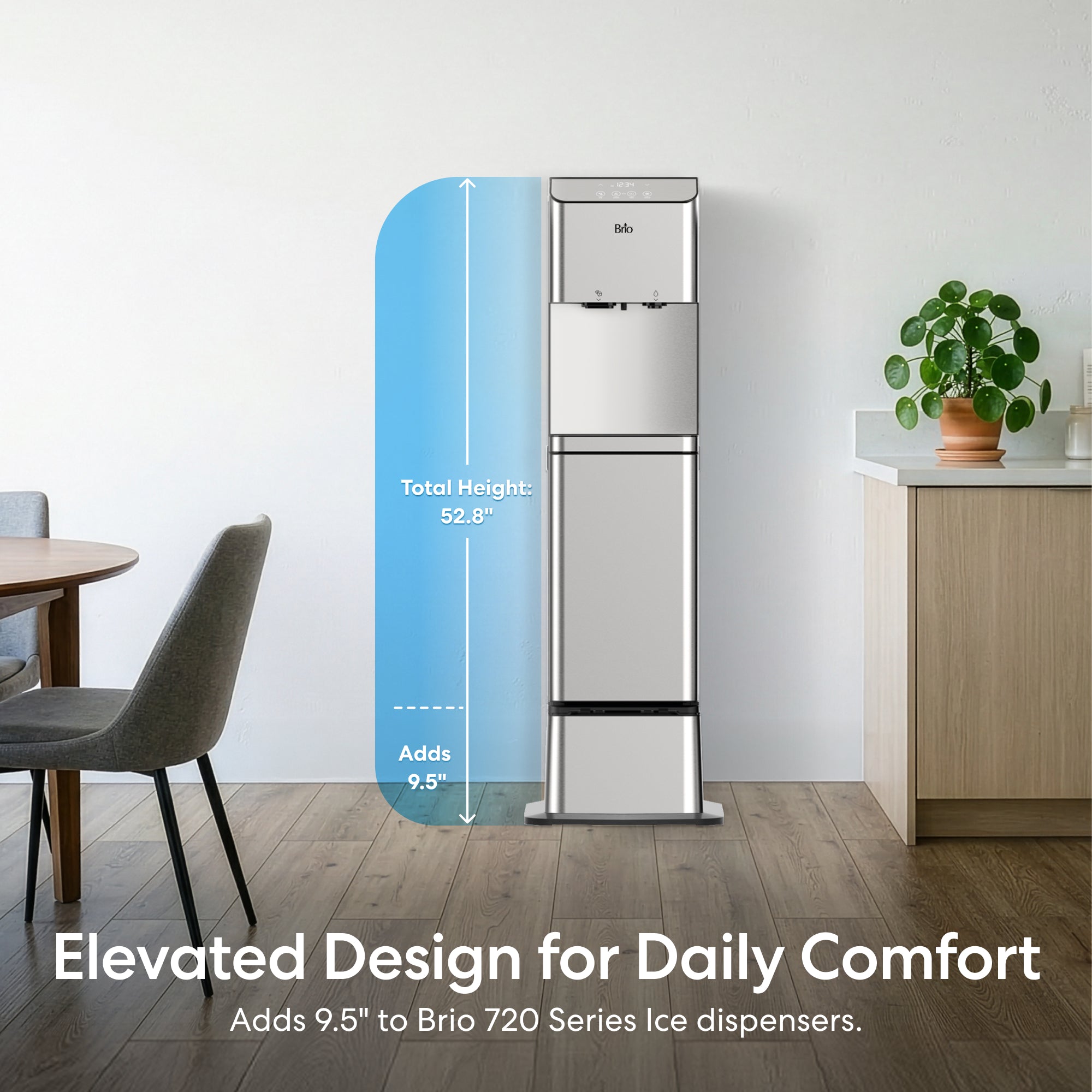 Water Cooler Base - 720 Series Ice Maker Bottled & Bottleless Water Co
