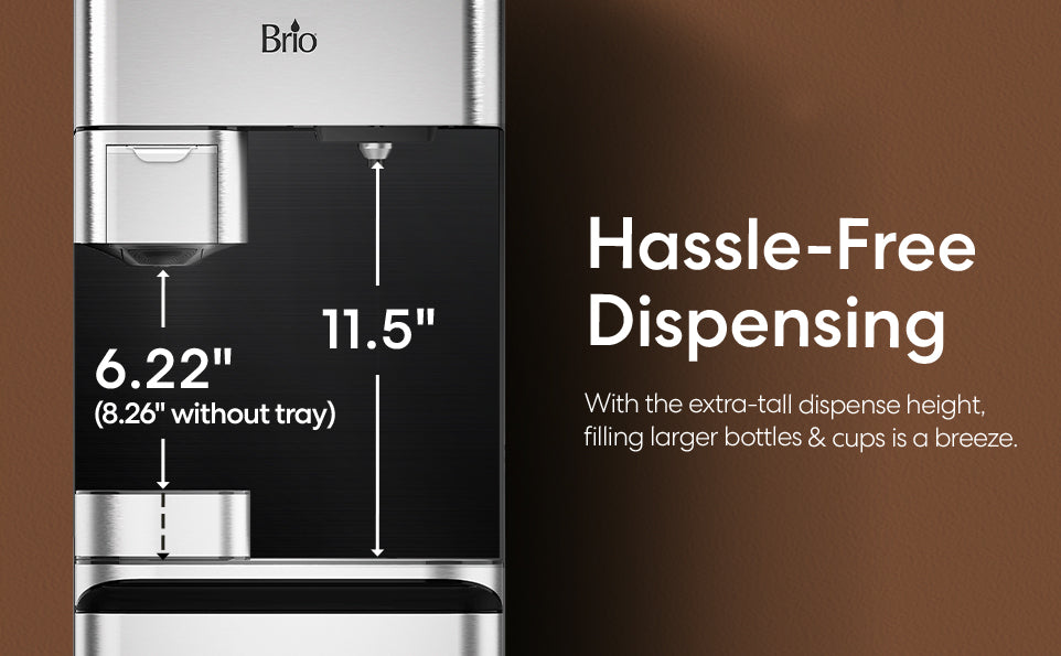Brio Moderna 4-Stage Reverse Osmosis Coffee Maker & Bottleless Water C