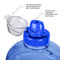 Introducing the GEO 1/2 Gallon BPA-Free Plastic Water Bottle with Sports Cap in Blue. Featuring a clear protective spout cover that opens to reveal a blue sports cap, this bottle keeps out dirt and germs while offering convenient, easy-drinking access on the go. Reusable and designed for hydration wherever your day leads, it’s the perfect companion for an active lifestyle.