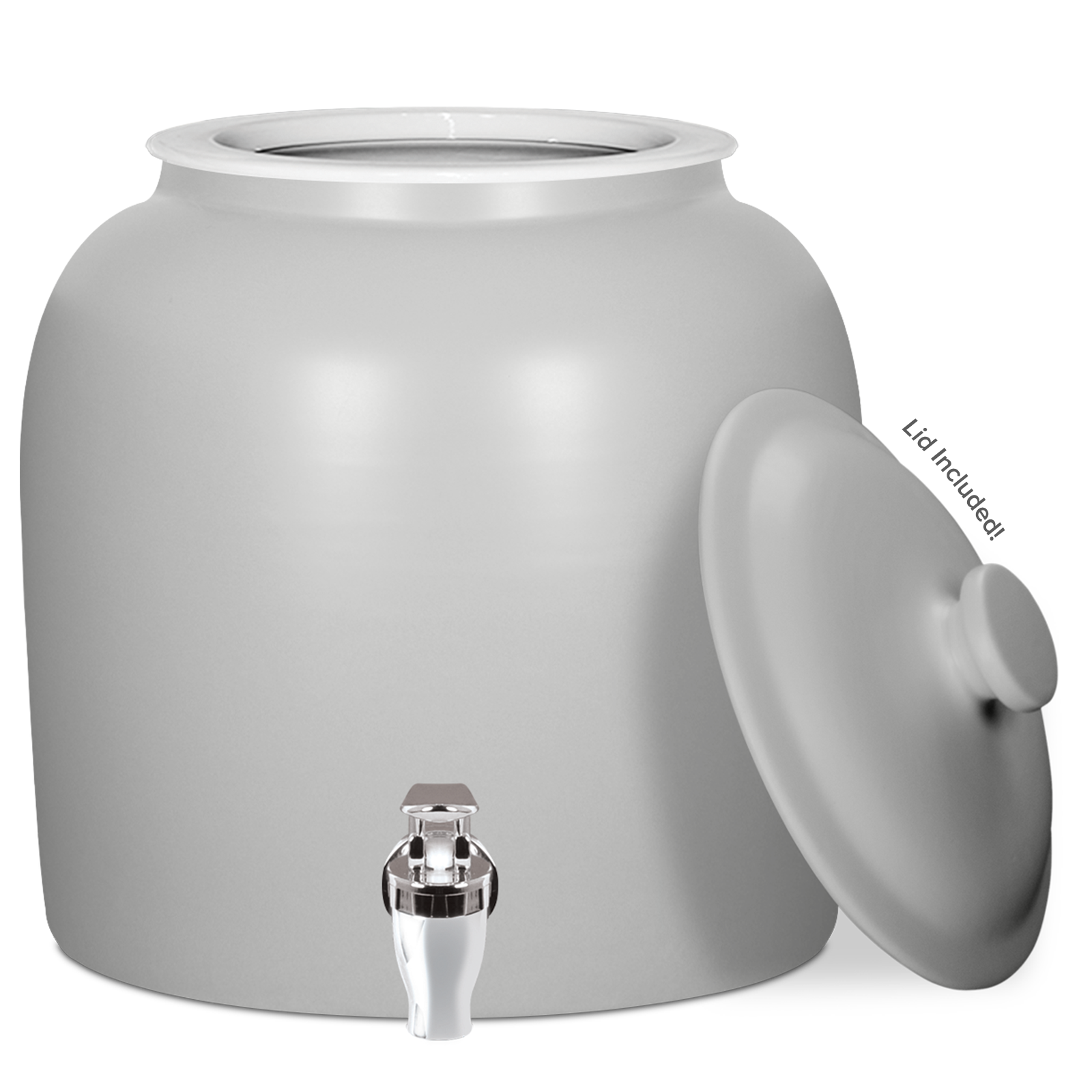 GEO Porcelain Ceramic Crock Water Dispenser – Matte Colors