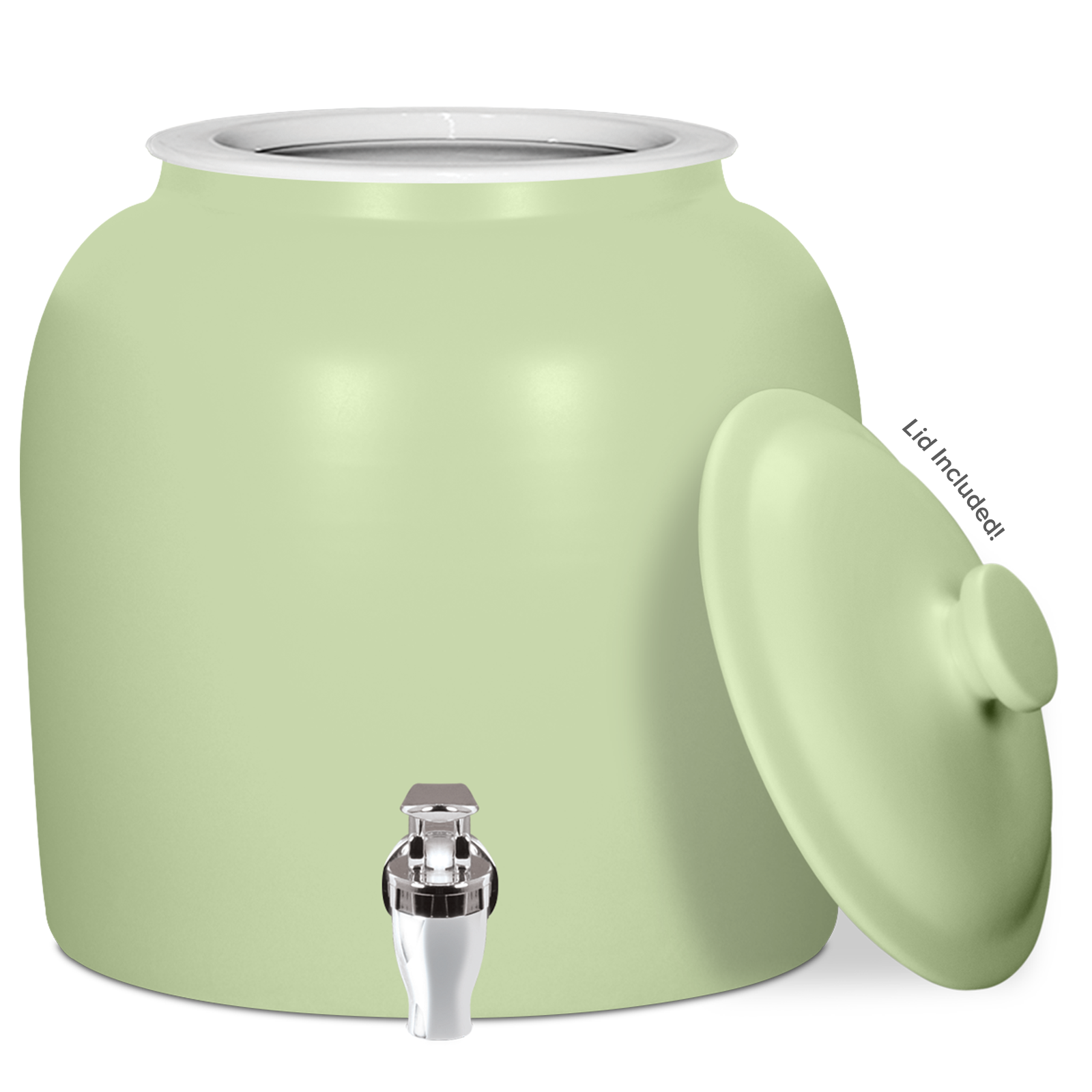 GEO Porcelain Ceramic Crock Water Dispenser – Matte Colors