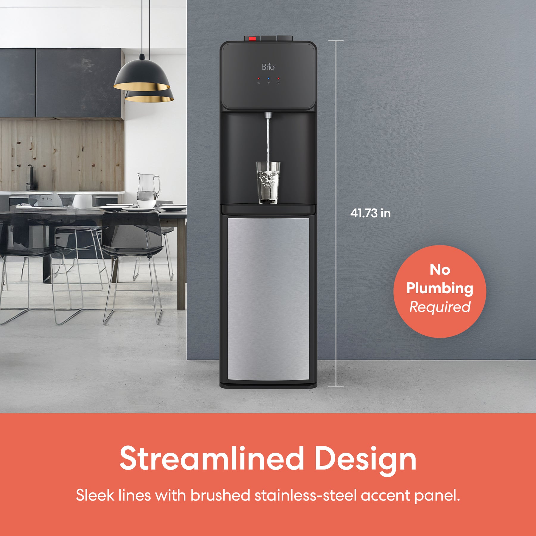 Brio 130 Series SS Bottom Load Water Cooler