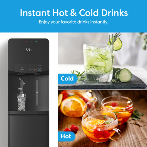 Brio 320 Ice Dispenser & Bottom Load Water Cooler