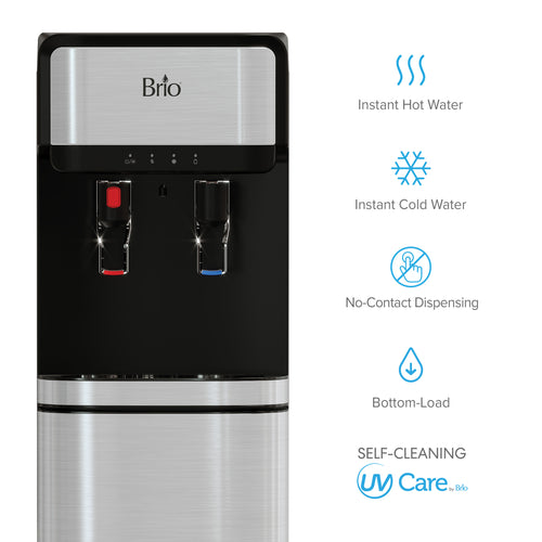 Brio 300 Series Bottom Load Water Cooler Stainless Steel