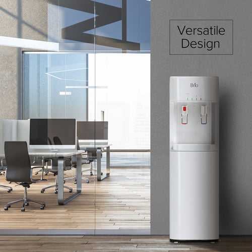 Brio 300 Series White Bottom Load Water Cooler