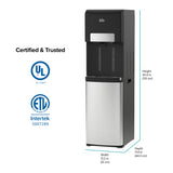 Brio 420 Ice Dispenser & Bottom Load Water Cooler