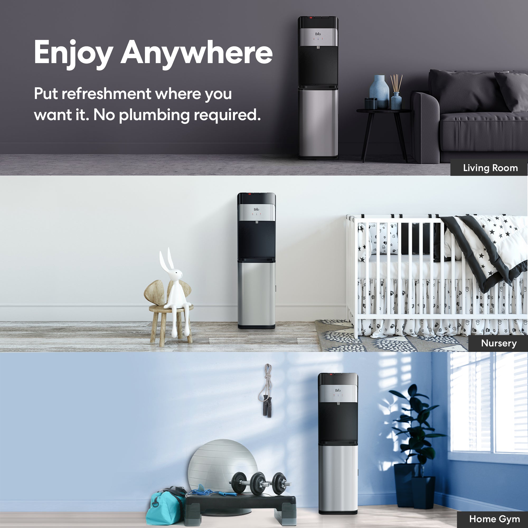 Brio 430 Series Bottom Load Water Cooler | Brio