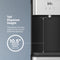 A Bottom Load Water Dispenser - Model 430 by Brio, featuring a highlighted 10.5-inch dispense height—ideal for taller glasses and bottles. The image includes a measurement guide and the phrase “Tall Dispense Height” on a gray background.