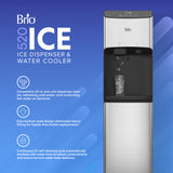 Brio 520 Ice Dispenser & Bottom Load Water Cooler