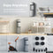 The Stainless Steel Bottom Load Water Dispenser - Model 530 BL is displayed in a living room, nursery, and home gym, demonstrating its versatility and straightforward installation with no plumbing required. Equipped with self-cleaning technology and sleek stainless steel reservoirs, Model 530 BL seamlessly enhances each space’s aesthetic alongside thoughtfully chosen furniture and decor.